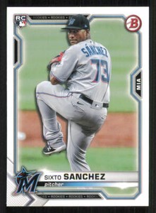 2021 Bowman #13 Sixto Sanchez RC