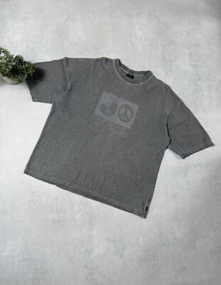 Afends Hemp Revolution Men Grey T Shirt Size L Grey Streetwear - Image 1 of 4