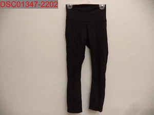 Pre-Owned - Girls Black Yoga Pants, Size 9/10 - Picture 1 of 3