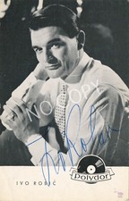 100% Original Autograph Autograph Autographed Ivo Robic J1.74