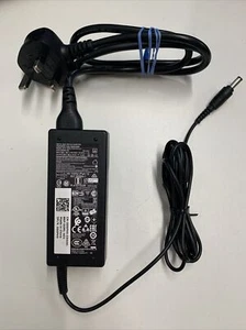 GENUINE Dell Laptop Charger 19.5V-3.34A, 65W (5.5mmx 2.5mm Pin) with Power Lead - Picture 1 of 8