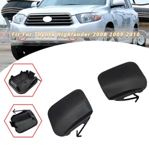 2pcs Front Bumper Tow Hook Eye Cap Left&Right Cover For Toyota Highlander 08-10 - Bild 1 von 6