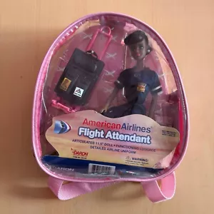 Daron American Airlines Flugbegleiter Gelenkpuppe 11,5 Zoll Afroamerikaner - Bild 1 von 6