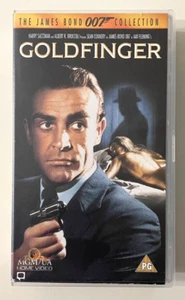 RARE James Bond 007 Collection Goldfinger UK Edition VHS with Hard Case EC! - Picture 1 of 3