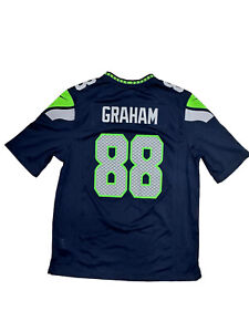 Nike On Field Jimmy Graham #88 Seattle Seahawks NFL Football Jersey Mens Large