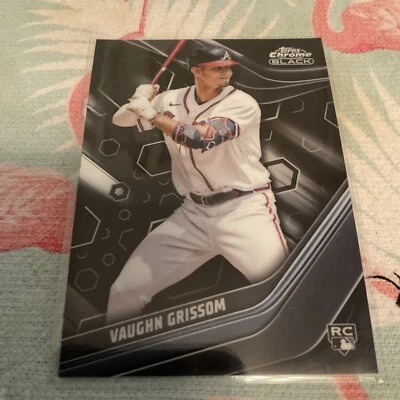 2023 Topps Chrome Black Vaughn Grissom RC Atlanta Braves #97 - Image 1 of 2