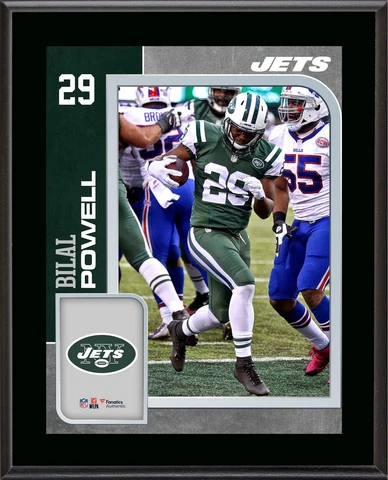 Bilal Powell New York Jets 10.5x13 Player Plaque - Fanatics Cover