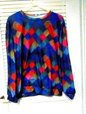 Camisa Pullover Boho Hippie Multicolor Para Mujer Nueva Sin Etiquetas Foto 1 de 3