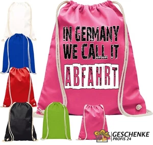 Festival Party Jute Beutel Abfahrt Sportbeutel, Rucksack, Turnbeutel, Techno - Bild 1 von 11