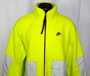 Nike Sportswear Sport Essentials Herren Fleece Full Zip Jacke Gr. XL Volt Neu mit Etikett - Bild 1 von 7
