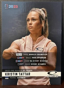 Disc Golf Pro Tour DGPT 2023 Kristin Tattar Trading Card #FPO 1 - Picture 1 of 2