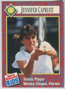 1991 Sports Illustrated for Kids Insert #243 Jennifer Capriati Womens Pro Tennis - Foto 1 di 2