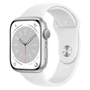 Apple Watch Series 8 (GPS) – 45 MM – Aluminium Silver – Sport Strap – - Bild 1 von 9