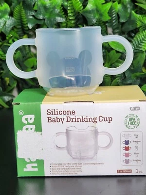 haakaa Silicone Toddler Cup, BPA Free Drop-proof Training Cup - Clear - Image 1 of 4