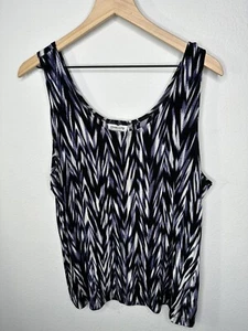 Chico’s Travelers Tank Blouse Size 3 US XL Slinky Multicolor - Picture 1 of 4