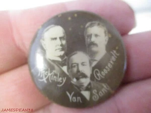 Rarer Version of Mckinley/Roosevelt/Van Sant Trigate w/ Front-Facing Van Sant MN - Picture 1 of 3