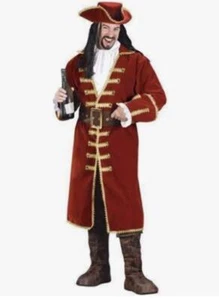 Captain Blackheart Pirate - Hook - Morgan - Costume - Men - Standard 6' 200lbs - Picture 1 of 1