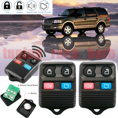 2x Chaveiro Controle Remoto de Carro para Ford Expedition Explorer 2004 2005 2006 2007 2008 2009 - Imagem 1 de 4