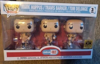 Funko Pop Rocks Blink 182 30th Anniversary 3 Pack hot topic expo drop 2022 new