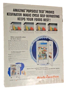 Vintage Print Ad -1952 for Kelvinator Refrigerators - Picture 1 of 1