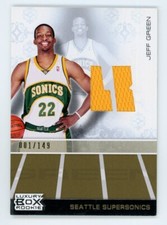 2007-08 Topps Luxury Box Rookie Relics Bronze JEFF GREEN  1/149