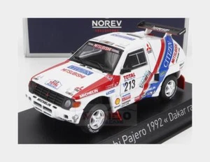1:43 NOREV Mitsubishi Pajero #213 Rally Dakar 1992 Shinozuka Magne NV800163 - Foto 1 di 2