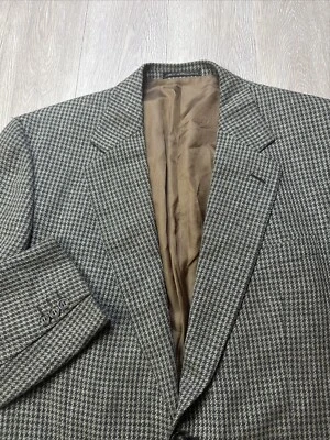 Abrigo Blazer Chaqueta Hombre Ermenegildo Zegna Suave Mezcla Seda Deportivo 44R Tejido Raro Foto 1 de 4