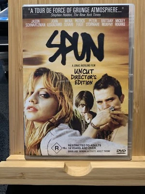 SPUN | Region 4 DVD | Brittany Murphy | Mena Suvari | Mickey Rourke | Uncut RARE - image 1 of 2