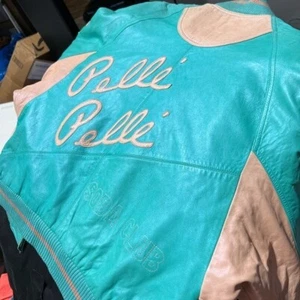 Marc Buchanan for Tannery West Vintage 80's Pelle Pelle Soda Club Leather Jacket - Picture 1 of 8