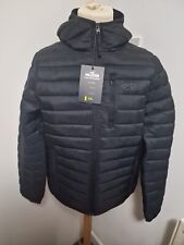 Hollister Mens Full-Zip Puffer Jacket. New With Tags. Medium. Black. RRP £79 