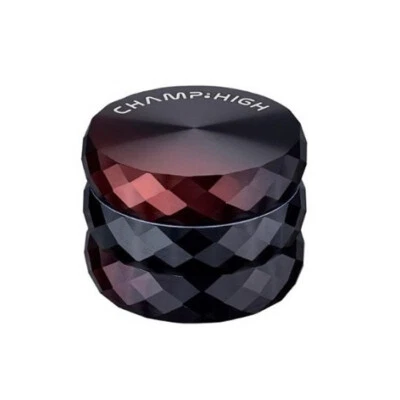 Trita Tabacco Grinder Metal Rombos con rete e deposito - Nero - Immagine 1 di 2