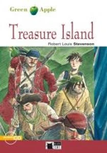 Green Apple: Treasure Island + online audio by Robert Louis Stevenson (English)  - Picture 1 of 1