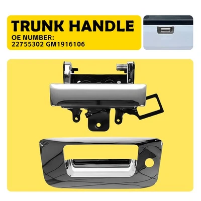 Manija exterior con bisel de puerta trasera para Chevrolet Silverado 2500 3500HD 2007-14 Foto 1 de 4