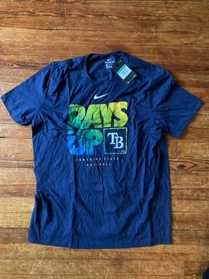 Tampa Bay Rays Shirt XL Blue The Nike Tee Rays Up Sunshine State Baseball Men’s - Image 1 of 4