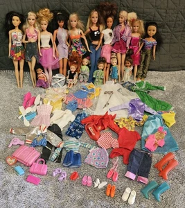 Lote Muñecas Barbie Moda Vintage a Modernas C + Extras Ropa Zapatos Accesorios  - Imagen 1 de 21
