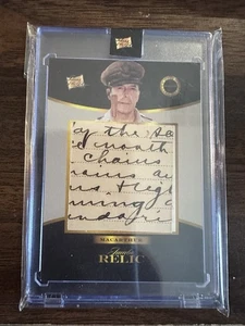 2025 Piezas del Pasado Royalty Douglas MacArthur Muestra Escritura a Mano Reliquia Jumbo - Imagen 1 de 2