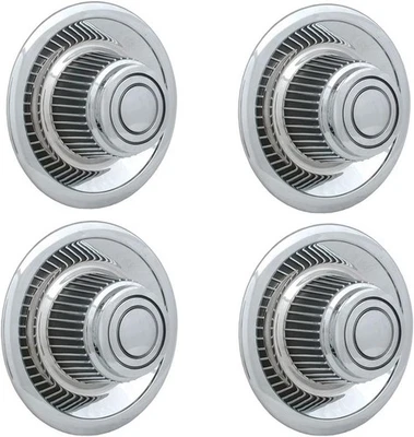 Set of 4 Chrome ABS Center-Caps for 1977 - 1969 Chevrolet Chevelle - Image 1 of 2