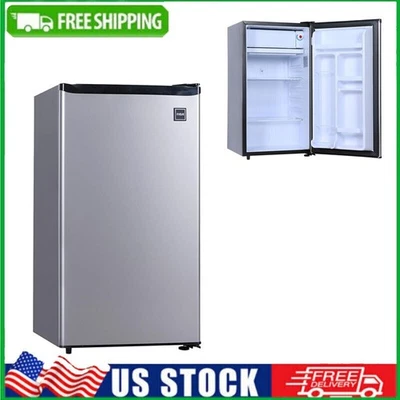 Mini refrigerador compacto congelador compartimento dormitorio oficina 3,2 pies cúbicos Foto 1 de 4