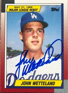 John Wetteland Autographed 1990 Topps Major League Debut 1989 #139 - Picture 1 of 1