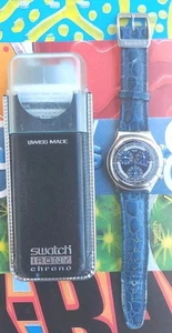 Swatch watch SEATRIP YCS102 1996 Irony Chrono Swiss Made Quartz - Picture 1 of 10