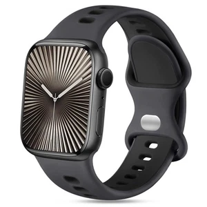 Sport Band Compatible with Apple Watch Bands for Men 42mm 41mm 40mm 38mm, Sof... - Picture 1 of 9
