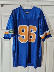 Vintage Florida Gators NCAA Football Blue Jersey M #96 1996 Natl Champs - Picture 1 of 12