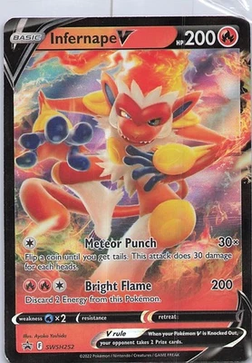 Infernape V - Promo SWSH: Sword & Shield Promo Cards SWSH252 NM Holo - Image 1 of 2