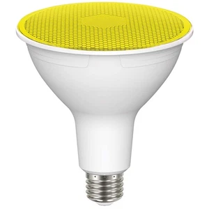 Satco 11.5w PAR38 LED Yellow 90 deg. 120v Bulb - Picture 1 of 1
