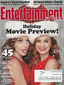 Entertainment Weekly Nov 6, 2015 TINA FEY-AMY POEHLER-JUSSIE SMOLLETT-ADELE - Picture 1 of 3