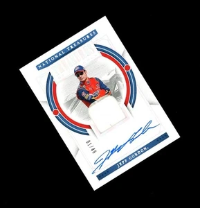 RARE 2024 National Treasures NASCAR SP JEFF GORDAN AUTO PATCH 1/49 RACE USED 1/1 - Picture 1 of 1