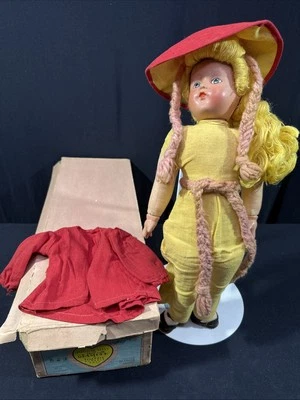 Vintage Effanbee Junior Miss A Glamour Doll 18” #542 Blonde & Blue Eyes - Image 1 of 4