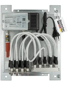 Amplificador Antena TV Cable Completamente Premontado para 8 Participantes - Imagen 1 de 9