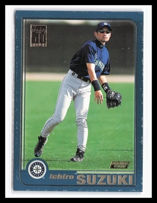2001 Topps #726 Ichiro Suzuki Seattle Mariners novato raro radiocontrol HoF JA Foto 1 de 2