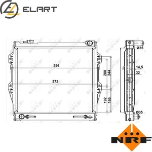 RADIATOR ENGINE COOLING 52091 FOR TOYOTA -C18R18R-C 2.0L 4cyl3VZ-E 3.0L 6cyl - Picture 1 of 8